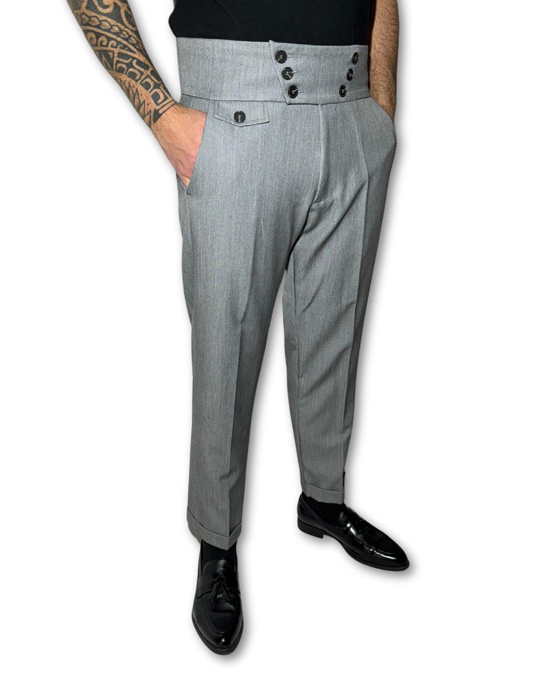 Gris Élégance | Pantalone grigio elegante