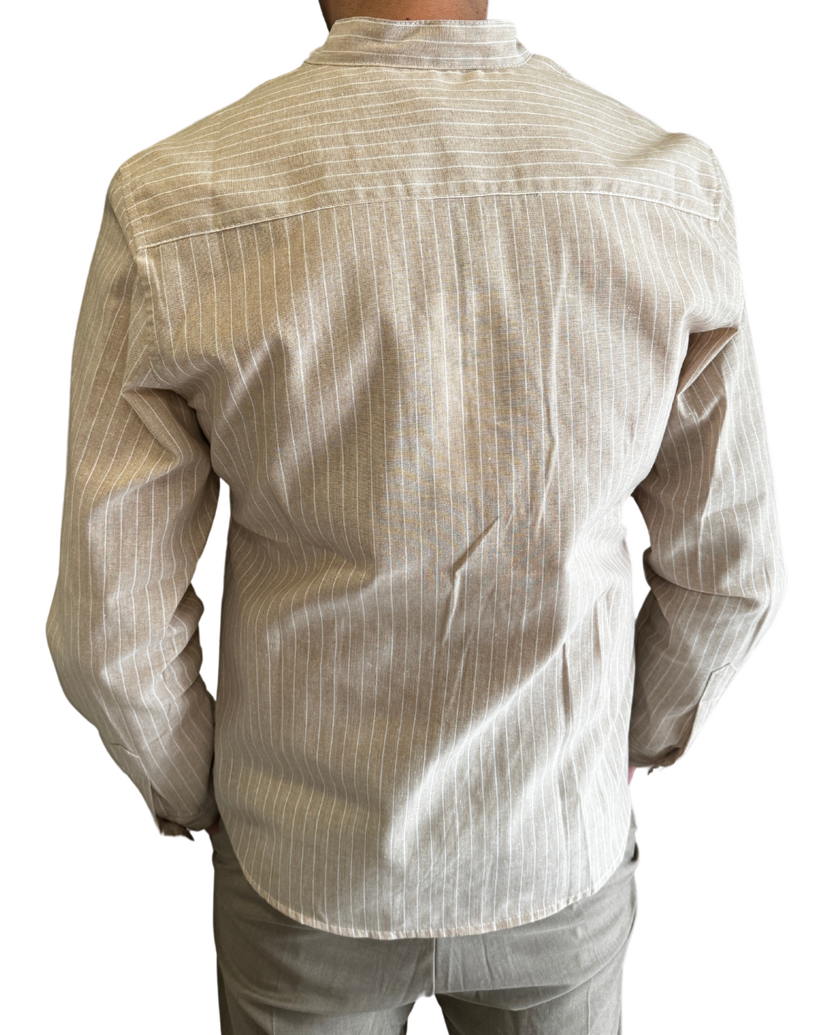 Camicia beige e verde coreana | Stile Naturale Coreano