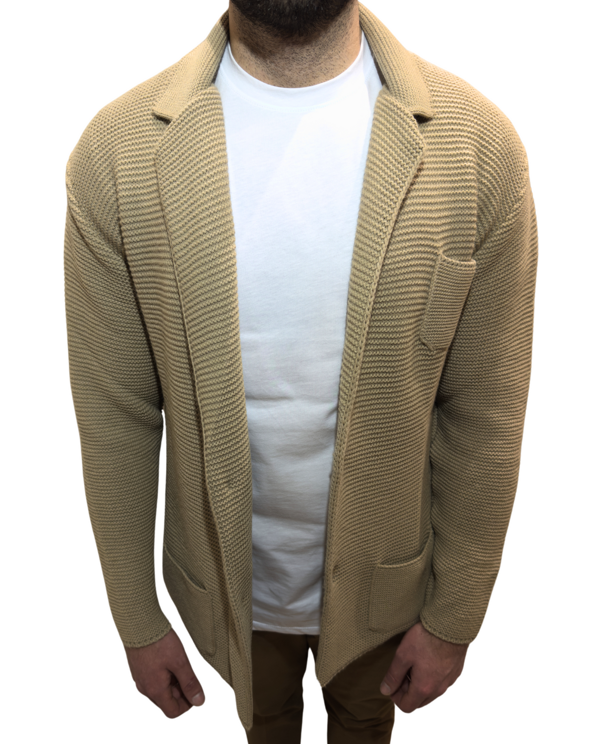 Beige Classico | Cardigan Beige