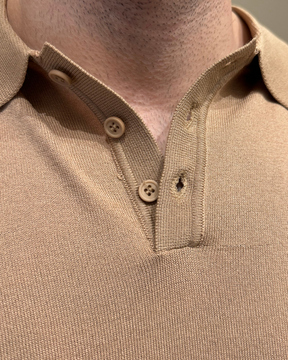 Polo nera & Beige | Eleganza Classica