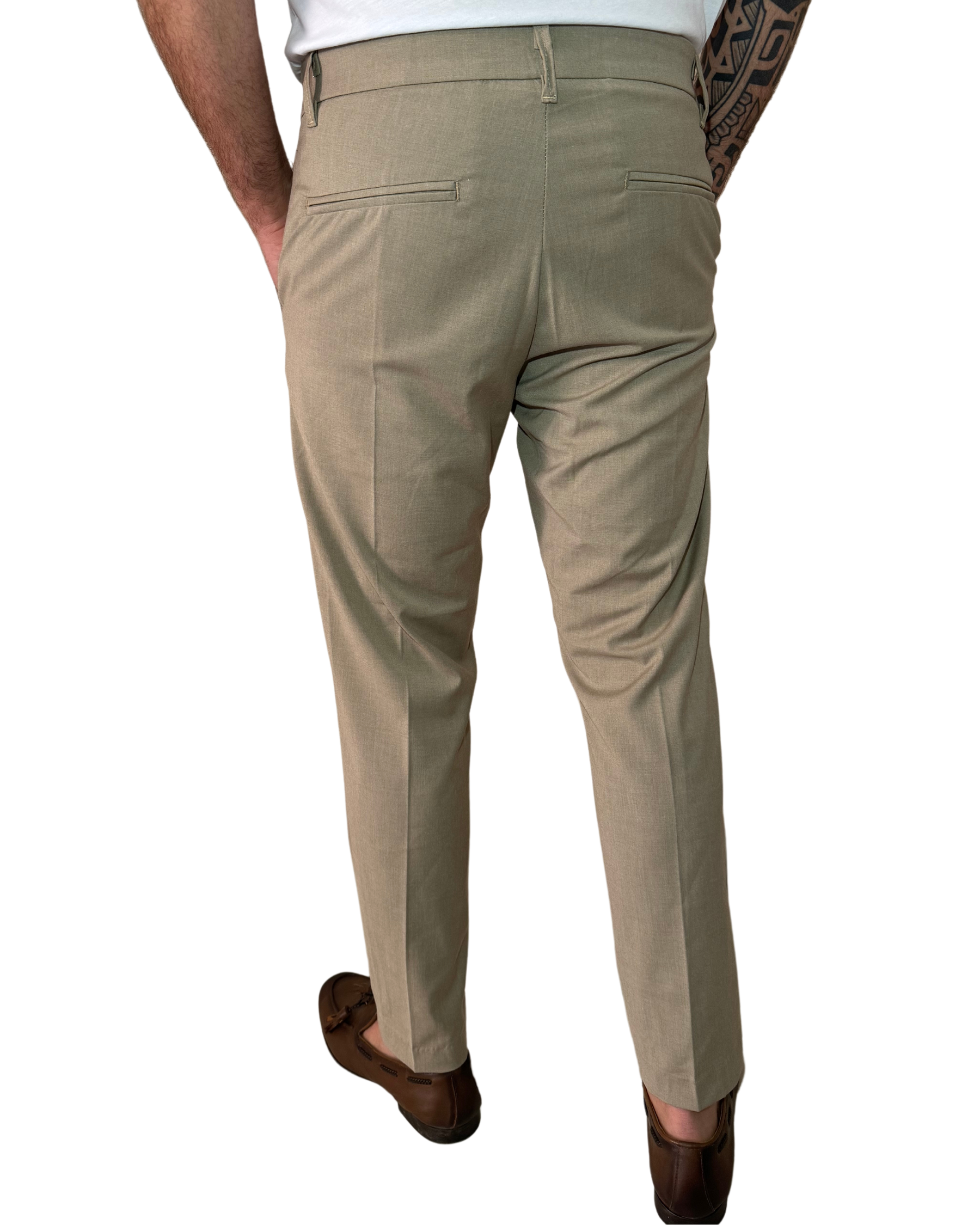 Pantalone Elegante  | Grigio Pietra e Tortora